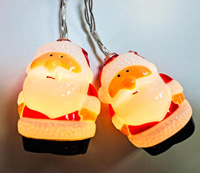 Led Christmas Trees Decoration Santa Claus String Fairy Light
