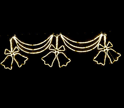 warm white rope light  curtain bell  DD-2105 
