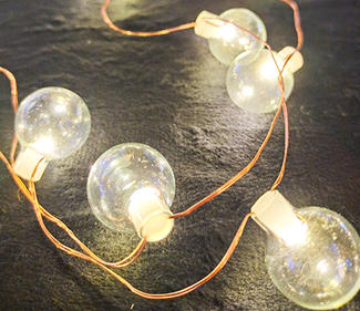 BO copper wire LED lights ture glass ball  DD-2006 