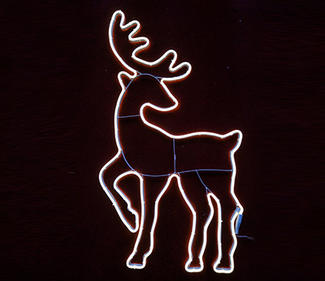 warm white neon light deer  DD-2076 