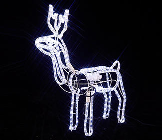white  rope light deer  DD-2100 