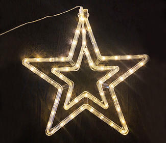 warm white rope light  double star  DD-2106 