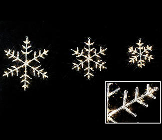 acrylic snowflake, size 30cm 40cm  warmwhtie  DD-3005