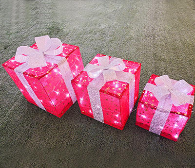 LED gift box set  warmwhtie 20cm 25cm 30cm  DD-3027
